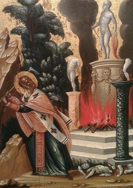 Λεπτομέρεια από το βίο του Αγίου Νικολάου, έργο Αγγέλου (λεπτομέρεια),Μουσείο Μπενάκη